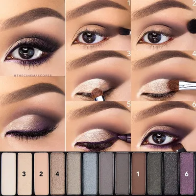 Smoky eyes» макияж, Смоки айс пошаговая инструкция.