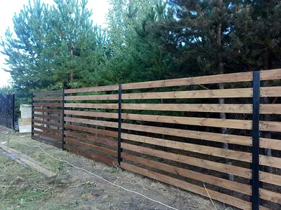 Деревянный забор Тюмень забор из дерева цена | ЗМ 72