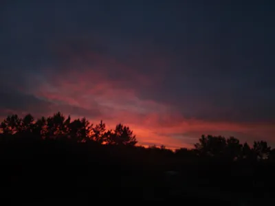 Красивый закат» — создано в Шедевруме