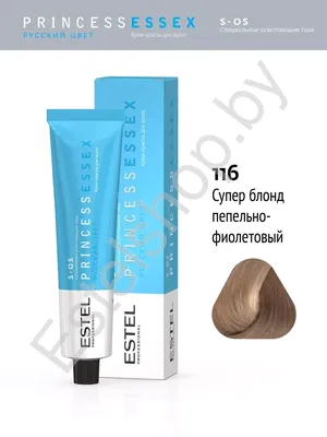 ESTEL PROFESSIONAL 9/16 краска для волос, блондин пепельно-фиолетовый  (туманный альбион) / ESSEX Princess 60 мл купить в интернет-магазине  косметики