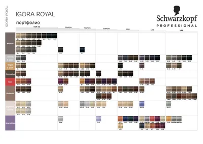 Обновленная палитра Igora Royal