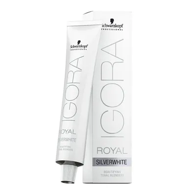 Schwarzkopf Professional Igora Royal SilverWhite - Шварцкопф Игора Роял  Тонирующая крем-краска для волос, 60 мл – купить недорого в Москве в  интернет-магазине «Cossale»