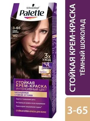 Крем-краска для волос Palette Тёмный шоколад ( 3-65 ) W2 1 шт ( 5195 )  Palette 72682510 купить за 76 900 сум в интернет-магазине Wildberries