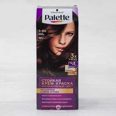 Краска для волос Palette SK W-2 темный шоколад из раздела Краска для волос
