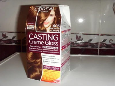 Обзор от покупателя на Крем-краска для волос L'OREAL Casting Creme Gloss  тон 603 Молочный шоколад — интернет-магазин ОНЛАЙН ТРЕЙД.РУ