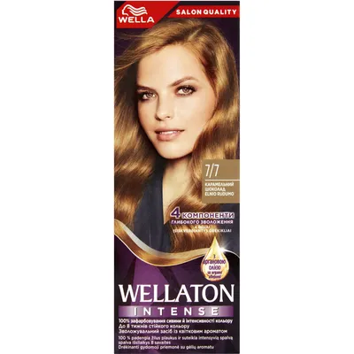 Краска для волос Wella Wellaton - «Очень красивый оттенок 6/73 Молочный  шоколад! » | отзывы