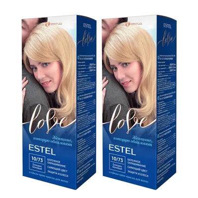 Estel NewTone 10/73 Светлый блондин коричнево-золотистый Тонирующая маска  для волос 400 мл. - Интернет-магазин Estel Professional