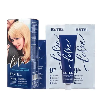 ESTEL PROFESSIONAL 10/73 краска для волос, светлый блондин коричнево  золотистый / ESSEX Princess 60 мл купить в интернет-магазине косметики