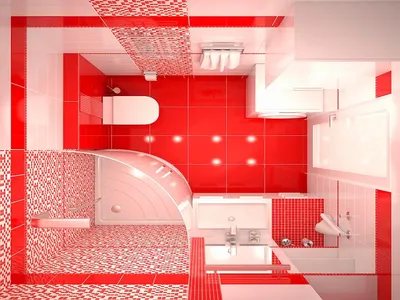 Красная ванная комната дизайн фото | Desain interior kamar mandi, Dekorasi  kamar mandi kecil, Tata letak kamar mandi