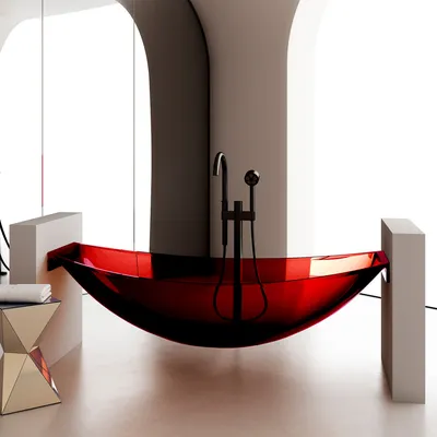Красная ванна: плюсы и минусы, цветовые комбинации, примеры