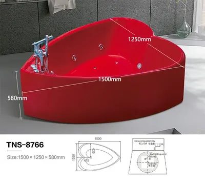 Дизайн интерьера ванной комнаты в красном цвете – варианты использования