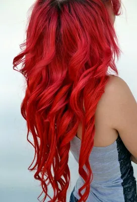 Красный цвет волос теперь в тренде❤❤❤ | Рыжий цвет волос, Длинные рыжие  волосы, Цвет волос брюнет