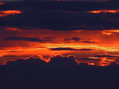 Красное небо над Москвой, 4 августа, 4:00-4:30 утра | Пикабу