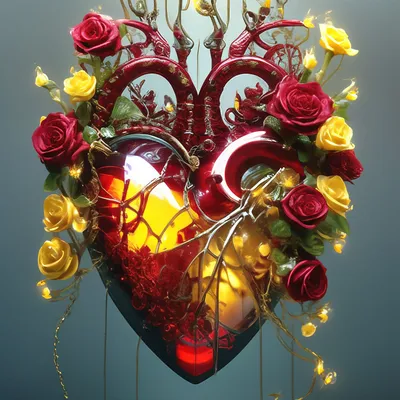 красное сердце на розовом фоне, векторная иллюстрация Stock Vector | Adobe  Stock