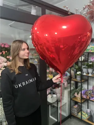 Купить сердце из фольги «Красное сердце» с доставкой по Екатеринбургу