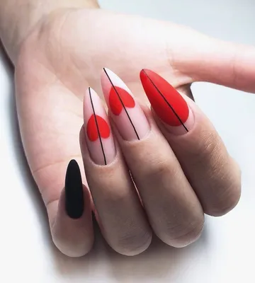 24 шт. длинные красные накладные ногти милый цветочный дизайн накладные  ногти полное покрытие искусственные для женщин и девочек с желеобразным  гелем SAL99 | AliExpress