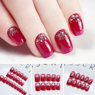 бордовый маникюр | Subtle nails, Red shellac nails, Chic nails