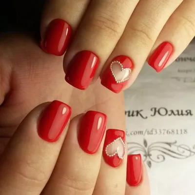 Красные блестящие ногти квадратные короткие глянцевые ногти пресс на ногти  Набор накладных ногтей с дизайном многоразовый маникюр | AliExpress
