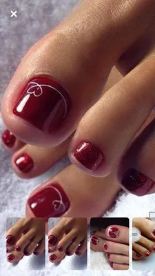 Pin by Annette Hitchcock on Fashion and Beauty | Simple toe nails, Gel  nails, Feet nails