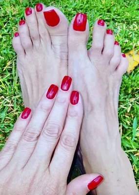 Red Nails | Feet nails, Red toenails, Beautiful feet