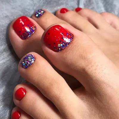 Красный маникюр | Red nails, Pretty nails, Casual nails