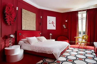 Красные шторы в привычном интерьере - советы и рекомендации, фото - Шторы в  дом