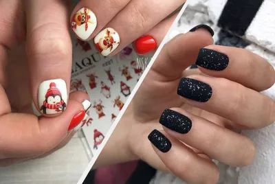 Красный маникюр на Новый год 2022: стильные зимние идеи! | Christmas nails,  Sweater nails, Nails