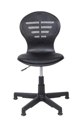 Кресло Light черный пластик | Light /П Кресло сотрудника без подлокотников,  черный пластик, ткань 2 кат. – купить в интернет-магазине Президент-Мебель.