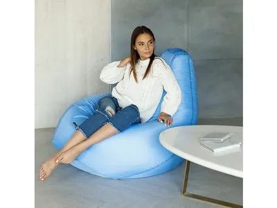 Кресло Мешок Голубое 714103 – купить по цене 2 890 ₽ в Москве в  интернет-магазине ogogo.ru