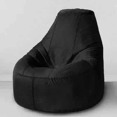 Купить кресло-пуф люкс черный XXXXL оксфорд | Бескаркасные кресла в MyPuff
