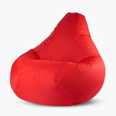 Бескаркасное кресло-мешок груша «Red Oxford», красный оксфорд / Кресла-мешки  / Каталог