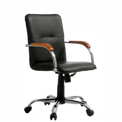 418665 Конференц-кресло Самба Soft Z-11, кожзам черный Коллекция Эконом в  цена 9 740 р. Со склада в Москве