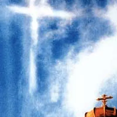 Крест в небе стоковое фото. изображение насчитывающей сила - 48476368