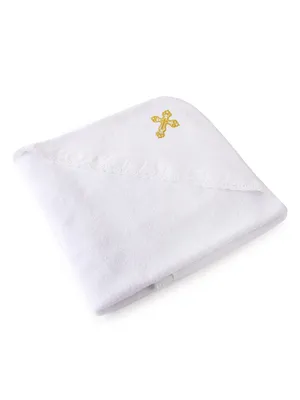 Полотенце крестильное махровое с вышивкой \"Спаси и сохрани\" – купить за 890  руб. в интернет магазине Текстиль Всем