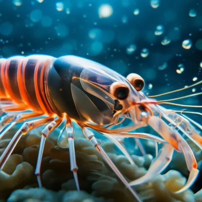 Креветки на морском дне в Красном море Стоковое Фото - изображение  насчитывающей аквариум, бобра: 165248732