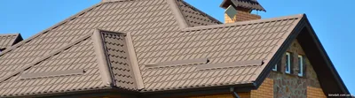 Фото даху з металочерепиці — КиївДах