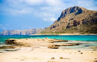 Остров Грамвуса - Пляж Балос - Слияние трех морей