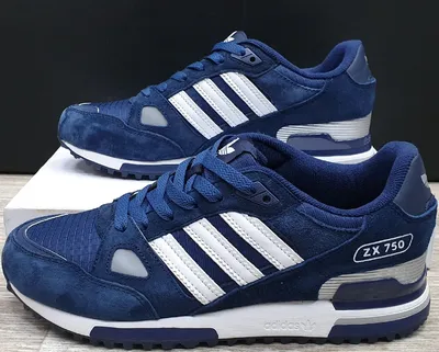 Купить мужские кроссовки Adidas ZX 750 Blue White в интернет-магазине  Smartkros за 4 590 руб.