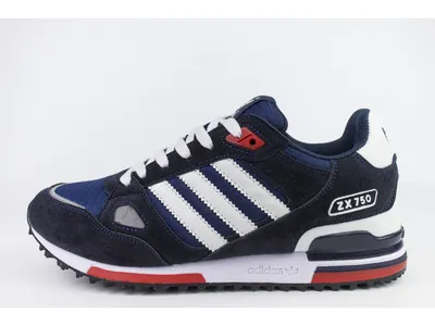 Кроссовки Adidas ZX 750 Suede Blue / White Цена: 4 800 руб в  интернет-магазине onTheStreet