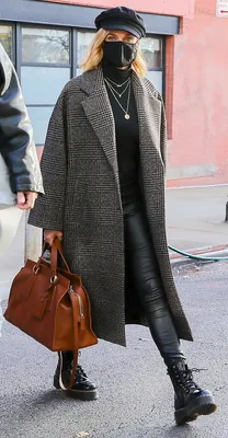 женские пальто oversize с кроссовками лук | Fashion, Street style, Style