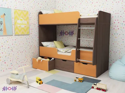Приставная кровать для двойняшек купить в Красноармейске | Личные вещи |  Авито