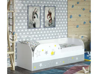 Кровать ВДК Marina колесо-качалка с ящиком Слоновая кость купить по цене  5169 ₽ в интернет-магазине Детский мир