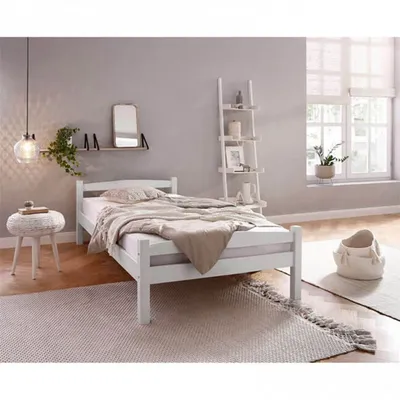 Кровать двуспальная Вирджиния 160-200 см белая (Беатрис 46) - Мебель Элит