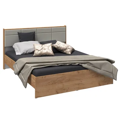 Кровать LEVANTER 160x200см, серый бархат цена | pigu.lt