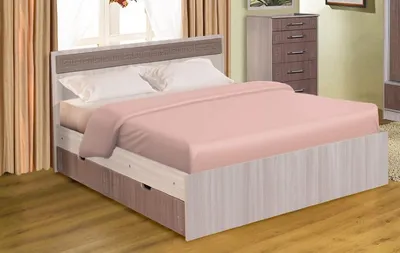 Двуспальная кровать Юнона МН-132-01 (160x200)