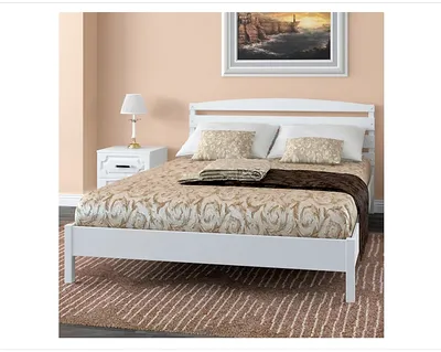 Двуспальная кровать Дом и интерьер М24 - Камелия 1400-я - купить по  выгодной цене в интернет-магазине OZON (614521134)