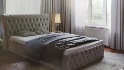 Кровать двуспальная с ящиками 1400 Камелия цвет белый