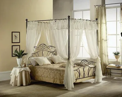 Кованая кровать с балдахином - идеальное сочетание роскоши и уюта | Ковка  Арт Дизайн | Дзен