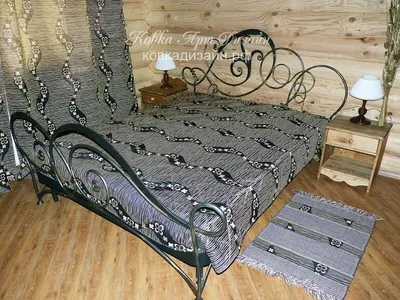 Кованая кровать МЕ-24 — изготовление и продажа кованых изделий от  профессиональной кузницы в Москве