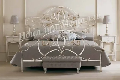 Кованая кровать Элегия – купить в магазине кованых кроватей на заказ